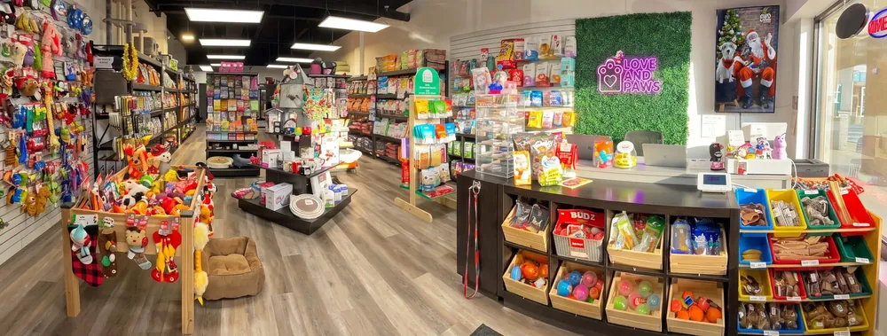 Love and Paws store interior